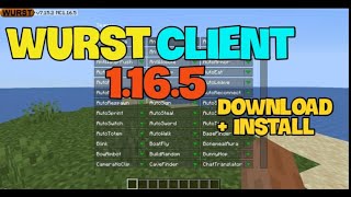 2Y2C | Hướng Dẫn Install Wurst Client 1.16.5 | Nguyên Sugi