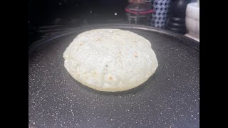 Making puff tortillas