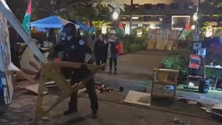 University of Chicago police clear out encampments protesting war on Gaza