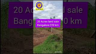 20 Acres land sale || Bangalore-220 km || Challakere City: 22 km