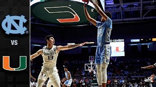 North Carolina vs. Miami Basketball Highlights (2018-19)
