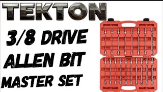 TEKTON 3/8 DRIVE ALLEN SOCKET MASTER SET