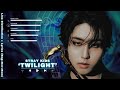 Stray Kids '또 다시 밤 (TWILIGHT)' Line Distribution + Lyrics (Eng + Kor + Rom)