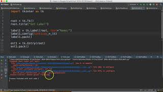 PYTHON3 TKINTER - GUI LABEL