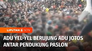 Ricuh! Adu Yel-Yel Debat Bupati Banjarnegara Berakhir Adu Jotos | Liputan 6