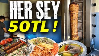 NE YERSEN YE HER ŞEY DAHİL 50 TL ! SANAYİDE Kİ TÜM YEMEKLERİ DENEDİM ! SANAYİ LEZZETLERİ