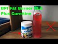 ✅  How To Use BPI Fat Burner CLA Plus Carnitine Review