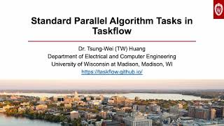 Standard Parallel Algorithm Tasks in Taskflow