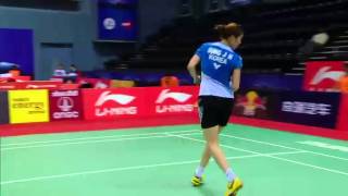 GS - KOR vs INA - WS1 - SUNG Ji Hyun vs Lindaweni FANETRI - 2014 Uber Cup