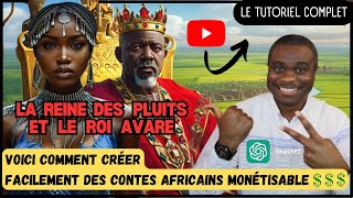 Voici Comment Créer Facilement des Vidéos des Contes Africains MONETISABLE grace à l'IA