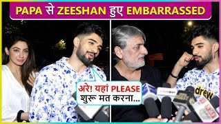 Zeeshan Khan Gets EMBARRASSED With His Father's Behaviour In Front Of His Girlfriend Reyhna
