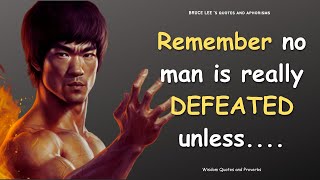 Bruce Lee Quotes you should know before you get OLD | Bruce Lee | Life Changing Quotes