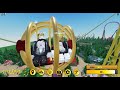 roblox 雲霄飛車 我坐在絕命雲霄飛車上旋轉 3 6 0 度 居然還有彈弓黃金球把我拋向 9 9 9 9 9 公尺的天空🤣【roblox 機器磚塊】