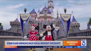 Disneyland brings back Southern California resident ticket offer for 2025