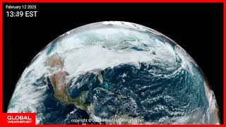 Panoramic video of planet Earth, updated to Feb 12 2025 20:30