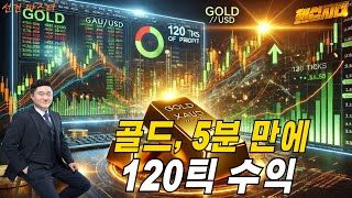 골드, 5분 만에 120틱 수익! │미증시, 금리, 나스닥, 금리인하, 미국, 뉴욕증시, FOMC, 비트코인, 트럼프, 달러, 선견, 선견마스터