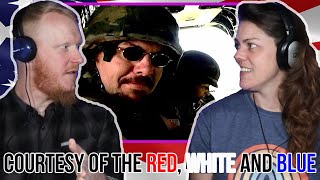COUPLE React To Courtesy Of The Red, White And Blue (The Angry American) | OFFICE BLOKE DAVE