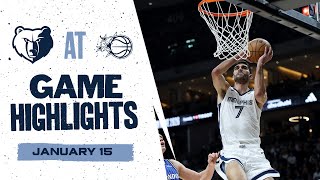Memphis Grizzlies Highlights vs. Orlando Magic