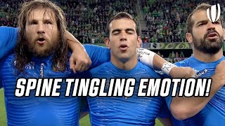 The Most PASSIONATE and EMOTIONAL National Anthems! | Rugby World Cup!