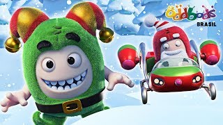 Especial de Natal do Oddbods | AMEAÇA FESTIVA | NATAL Desenhos Animados Para Crianças