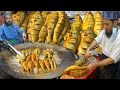 Masala Fried Fish & Grilled Fish Street Food Spicy Lahori Fish Fry. Pakistan Biggest Seafood Street