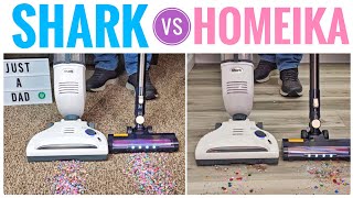 Shark Navigator Freestyle Cordless Stick Vacuum vs Homeika Cordless Stick Vacuum Comparison