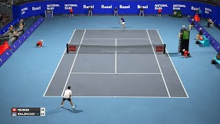 Roger Federer vs Filip Krajinovic - AO International Tennis
