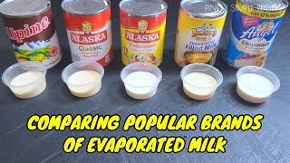 Rating Popular Evaporated Milk Brands in the Philippines