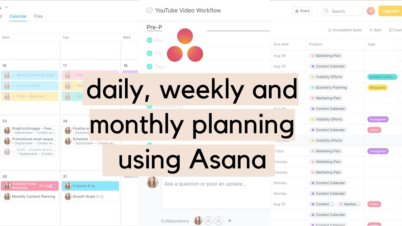 How To Use Asana For Project Management - YouTube