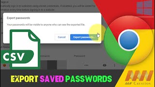 How to Export Saved Passwords on Google Chrome Browser