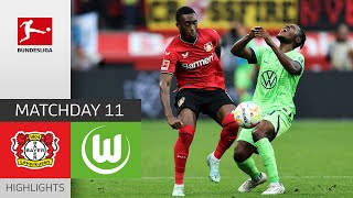 Bayer 04 Leverkusen - VfL Wolfsburg 2-2 | Highlights | Matchday 11 – Bundesliga 2022/23