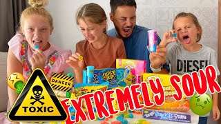 TASTING THE WORLD'S MOST SOUR SWEETS *EXTREME* 😱