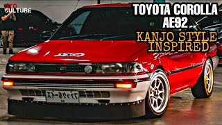 Toyota Corolla AE92 Kanjo Style Inspired | OtoCulture