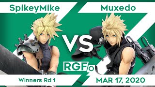 SpikeyMike (Cloud) vs. Muxedo (Cloud) - Winners Round 1 - RGF Online #1