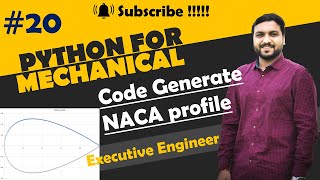 NACA profile for ANSYS | NACA profile using Python | Python for mechanical engineer
