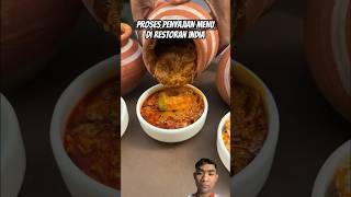 Proses penyajian menu di restoran india #streetfood #foodie #indianstreetfood #food #indianfood