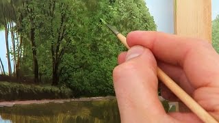 #16 How To Paint Leaves on Trees | Oil Painting Tutorial