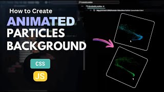 Create a Background Particles Cursor using CSS and JS | #css #javascript