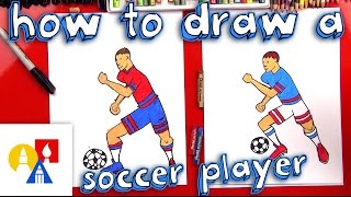 How To Draw A Soccer Player