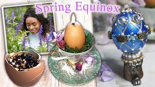 5 Simple Ideas For Ostara Sabbat W/ Eggs! Spring Equinox Eggshell Altar Crafts & Green Witch Spells!