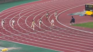 女子２００ｍ　予選　1組　　土橋智花