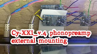 phono preamp Cy-XXI v.4 @AudioTechnica-LP60