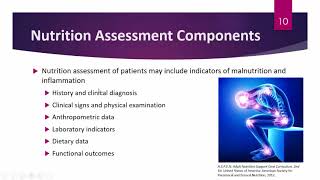 Nutrition Screening and Assessment Readiness Lecture 01-09-18