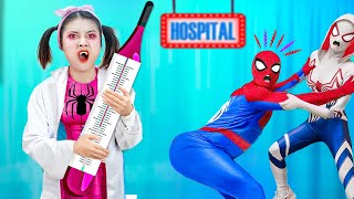 Spider-Man Into Spider-Verse #18 | Rescue Pregnant Spider-Man from Evil Vampire Doctor | Chom Chom