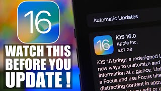 iOS 16 - 5 Things You Need To Know Before You UPDATE !