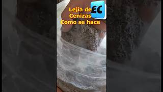 Cómo se hace la lejía de cenizas #juntamugre #jardin #huerta #caseros #ecologicos #recetas