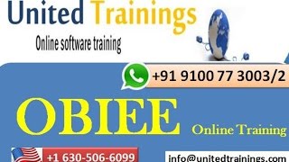 OBIEE  online training DEMO  | OBIEE online training