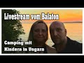 Livestream #1 vom Balaton, Camping in Ungarn | Prost von der Hobbyfamilie