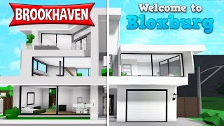 Building a BROOKHAVEN House on Bloxburg!