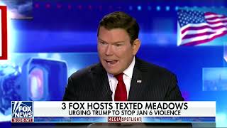 Fox News host Bret Baier gripes about colleagues texting Mark Meadows